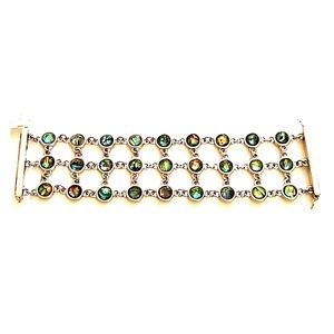 Lucky Brand Wide Chain Link Bracelet Reversible